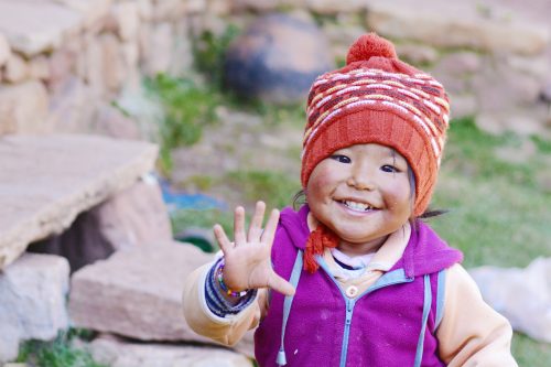 Happy,Native,American,Toddler,In,The,Countryside.